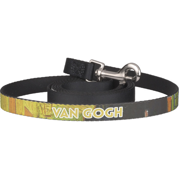 Custom Cafe Terrace at Night (Van Gogh 1888) Dog Leash