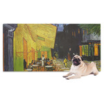 Cafe Terrace at Night (Van Gogh 1888) Dog Towel