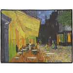 Cafe Terrace at Night (Van Gogh 1888) Door Mat