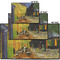 Cafe Terrace at Night (Van Gogh 1888) Door Mats - Size Comparison