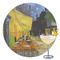 Cafe Terrace at Night (Van Gogh 1888) Drink Topper - XLarge - Single with Drink