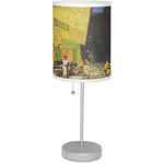 Cafe Terrace at Night (Van Gogh 1888) 7" Drum Lamp with Shade