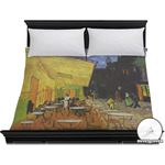 Cafe Terrace at Night (Van Gogh 1888) Duvet Cover - King