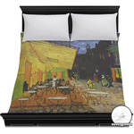 Cafe Terrace at Night (Van Gogh 1888) Duvet Cover - Full / Queen