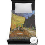 Cafe Terrace at Night (Van Gogh 1888) Duvet Cover - Twin