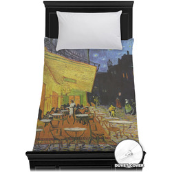 Cafe Terrace at Night (Van Gogh 1888) Duvet Cover - Twin XL