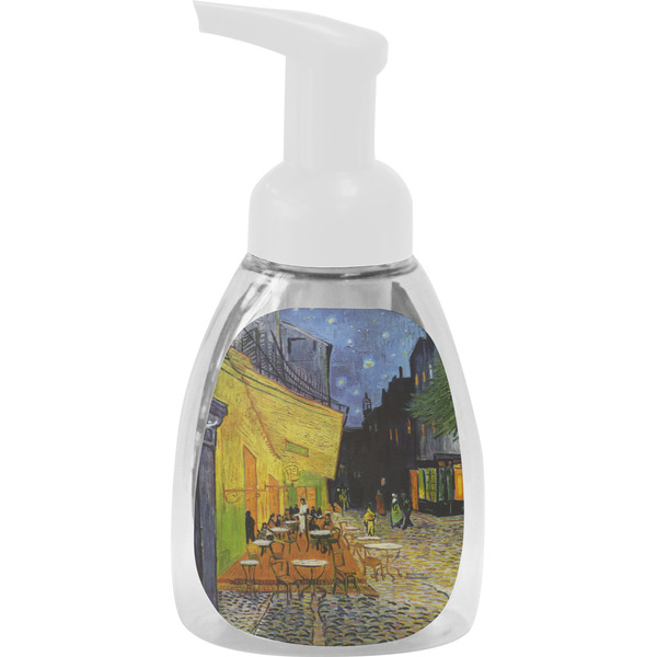 Custom Cafe Terrace at Night (Van Gogh 1888) Foam Soap Bottle