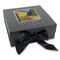 Cafe Terrace at Night (Van Gogh 1888) Gift Boxes with Magnetic Lid - Black - Front (angle)