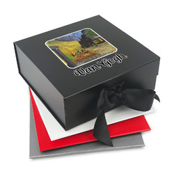 Cafe Terrace at Night (Van Gogh 1888) Gift Box with Magnetic Lid