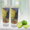 Cafe Terrace at Night (Van Gogh 1888) Glass Shot Glass - 2oz - Lifestyle