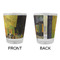 Cafe Terrace at Night (Van Gogh 1888) Glass Shot Glass - Standard - Front & Back