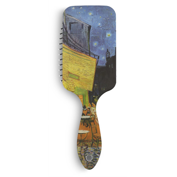 Custom Cafe Terrace at Night (Van Gogh 1888) Hair Brush