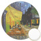 Cafe Terrace at Night (Van Gogh 1888) Icing Circle - Large - Front