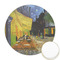 Cafe Terrace at Night (Van Gogh 1888) Icing Circle - Medium - Front