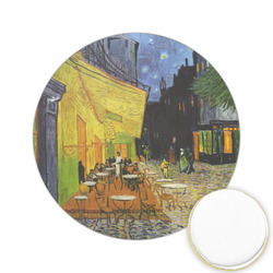 Cafe Terrace at Night (Van Gogh 1888) Printed Cookie Topper - 2.15"