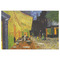 Cafe Terrace at Night (Van Gogh 1888) Indoor / Outdoor Rug - 2'x3' - Front Flat