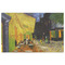 Cafe Terrace at Night (Van Gogh 1888) Indoor / Outdoor Rug - 5'x8' - Front Flat