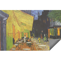 Cafe Terrace at Night (Van Gogh 1888) Indoor / Outdoor Rug - 6'x8'