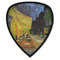 Cafe Terrace at Night (Van Gogh 1888) Iron On Patch - Shield - Style A - Front