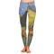 Cafe Terrace at Night (Van Gogh 1888) Ladies Leggings - Front