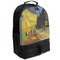 Cafe Terrace at Night (Van Gogh 1888) Large Backpack - Black - Angled View