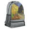 Cafe Terrace at Night (Van Gogh 1888) Large Backpack - Gray - Angled View