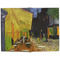 Cafe Terrace at Night (Van Gogh 1888) Large Hard Cover Journal - Apvl