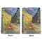 Cafe Terrace at Night (Van Gogh 1888) Large Laundry Bag - Front & Back View