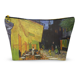 Cafe Terrace at Night (Van Gogh 1888) Makeup Bag - Small - 8.5"x4.5"