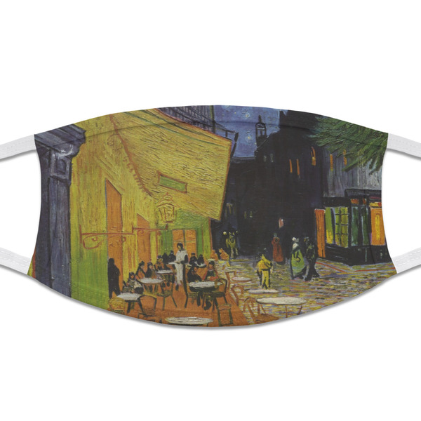 Custom Cafe Terrace at Night (Van Gogh 1888) Cloth Face Mask (T-Shirt Fabric)