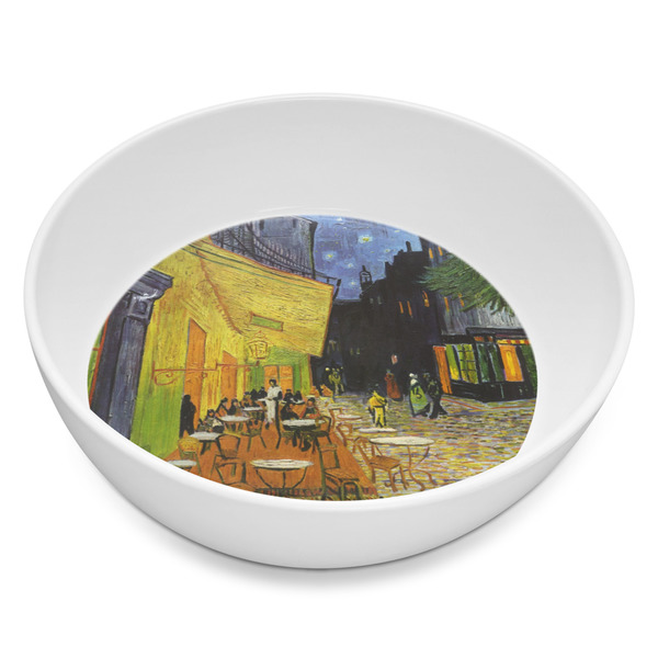 Custom Cafe Terrace at Night (Van Gogh 1888) Melamine Bowl - 8 oz