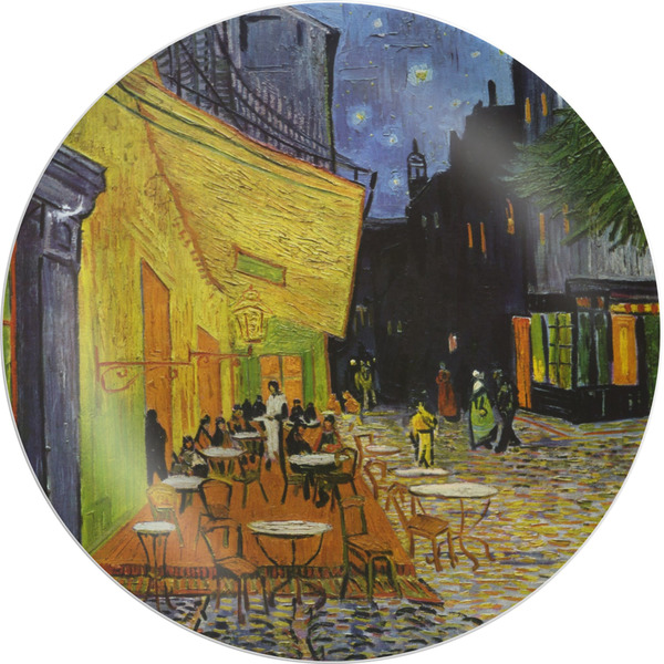 Custom Cafe Terrace at Night (Van Gogh 1888) Melamine Plate - 10"