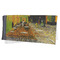 Cafe Terrace at Night (Van Gogh 1888) Microfiber Dish Rag - FOLDED (half)