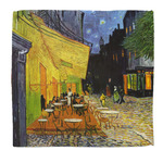 Cafe Terrace at Night (Van Gogh 1888) Microfiber Dish Rag