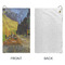 Cafe Terrace at Night (Van Gogh 1888) Microfiber Golf Towels - Small - Approval