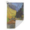 Cafe Terrace at Night (Van Gogh 1888) Microfiber Golf Towels Small - Front Folded