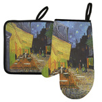 Cafe Terrace at Night (Van Gogh 1888) Left Oven Mitt & Pot Holder Set