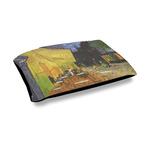 Cafe Terrace at Night (Van Gogh 1888) Outdoor Dog Bed - Medium