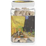 Cafe Terrace at Night (Van Gogh 1888) Dog Treat Jar