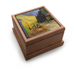 Cafe Terrace at Night (Van Gogh 1888) Pet Urn