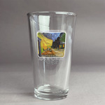 Cafe Terrace at Night (Van Gogh 1888) Pint Glass - Full Color Logo