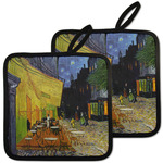 Cafe Terrace at Night (Van Gogh 1888) Pot Holders - Set of 2