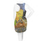 Cafe Terrace at Night (Van Gogh 1888) Racerback Dress - On Model - Back