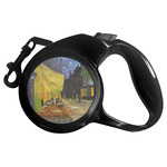 Cafe Terrace at Night (Van Gogh 1888) Retractable Dog Leash - Small