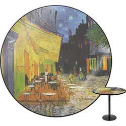 Cafe Terrace at Night (Van Gogh 1888) Round Table - 30"