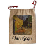 Cafe Terrace at Night (Van Gogh 1888) Santa Sack - Front