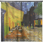 Cafe Terrace at Night (Van Gogh 1888) Shower Curtain - Custom Size