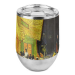 Cafe Terrace at Night (Van Gogh 1888) Stemless Wine Tumbler - Full Print