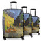 Cafe Terrace at Night (Van Gogh 1888) Suitcase Set 1 - MAIN