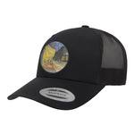 Cafe Terrace at Night (Van Gogh 1888) Trucker Hat - Black